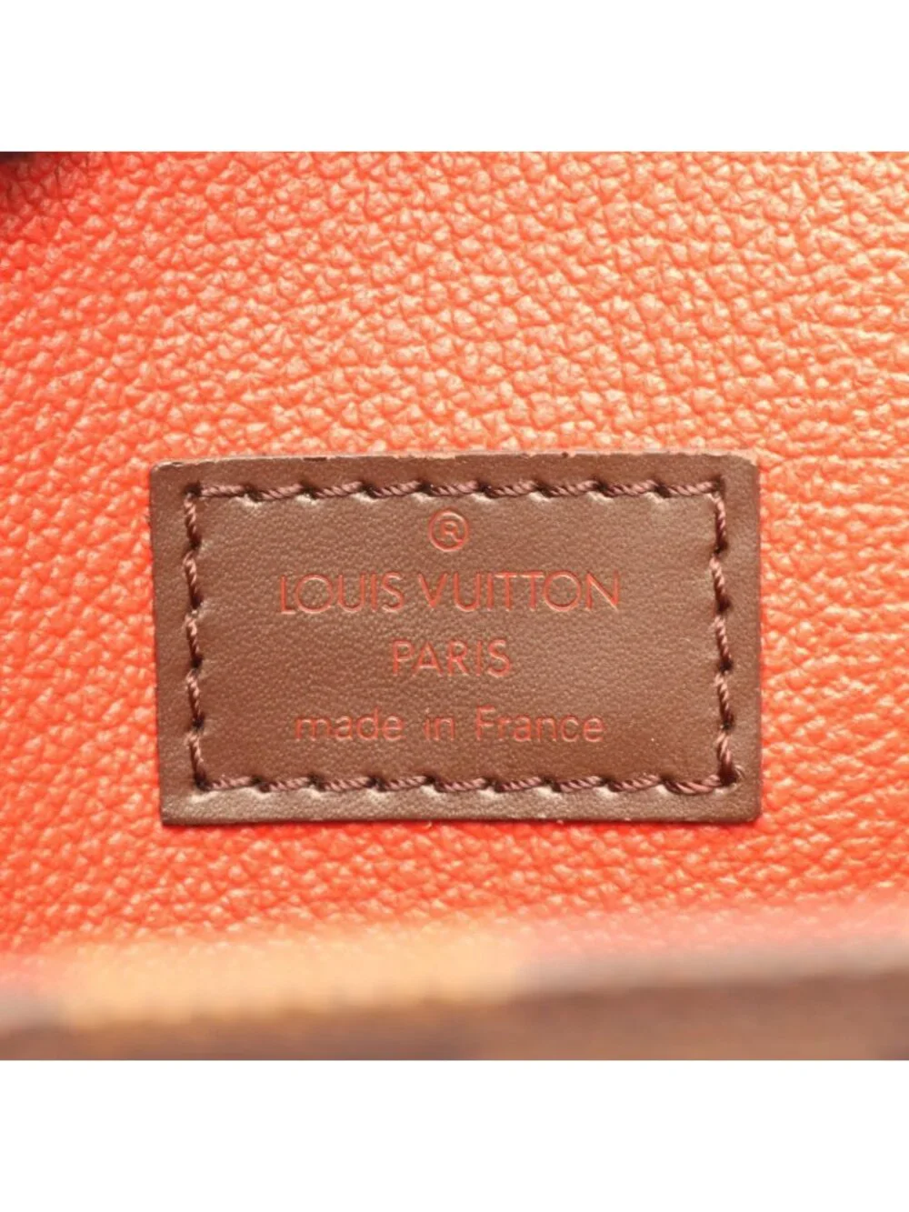 Louis Vuitton Tote Sac Plat Damier Ebene Canvas Leather